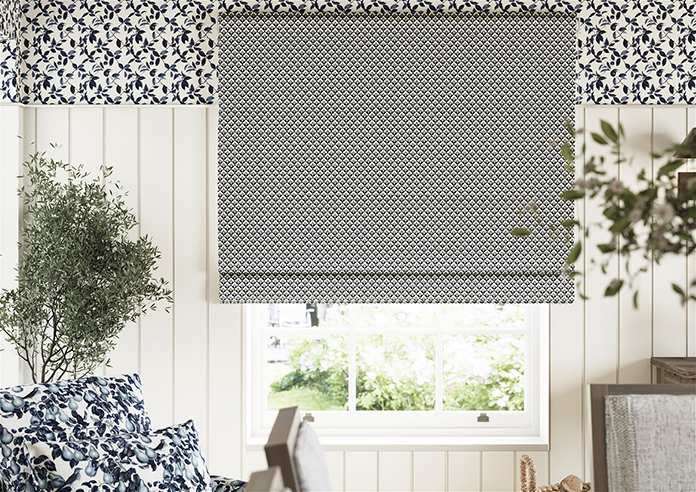 Scallop and Bud, Hudds - Twist&Fit Roman Blind - Image 3